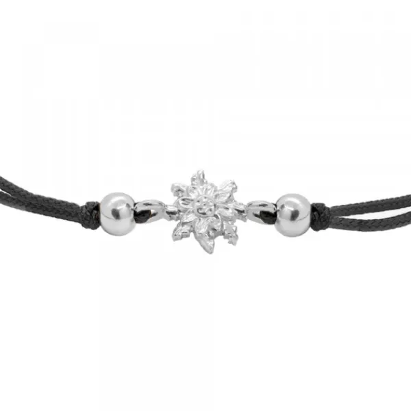 Pulsera Basic Negra Plata*Eguzkilore Discount