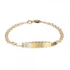 Pulsera Bebé Eslabones Oro 12cm Personalizable*Eguzkilore Clearance