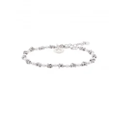 Pulsera Besos y Abrazos Plata con Perlas*Eguzkilore Sale