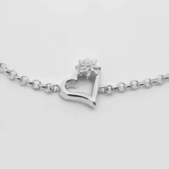 Pulsera Bihotza Plata*Eguzkilore New