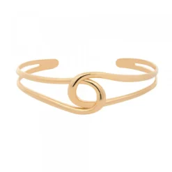 Pulsera Brazalete Hariak Plata Dorada*Eguzkilore Clearance