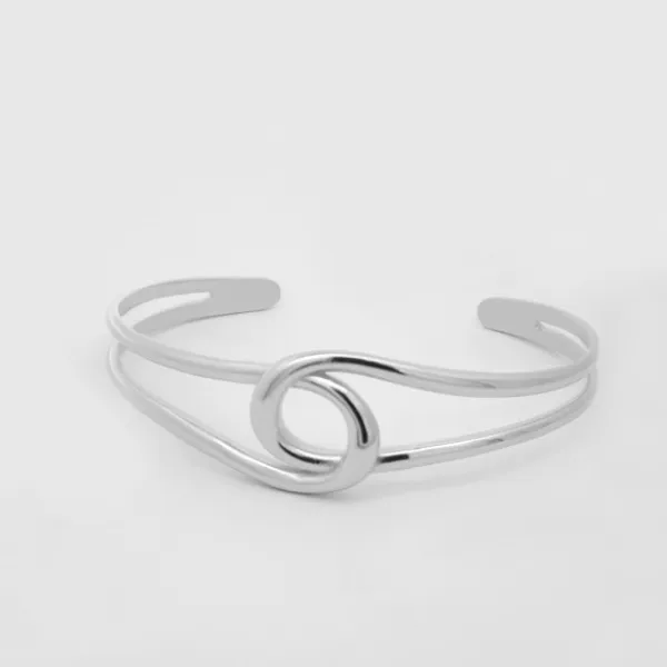 Pulsera Brazalete Hariak Plata*Eguzkilore Clearance