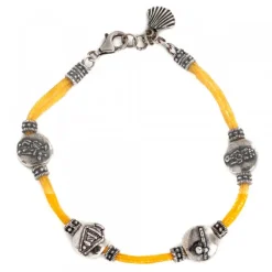 Pulsera Camino de Santiago Amarilla*Eguzkilore Best