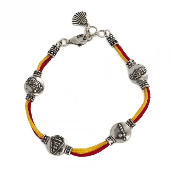 Pulsera Camino de Santiago Rojo y Amarillo*Eguzkilore Sale