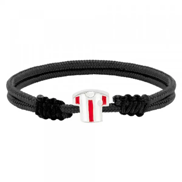 Pulsera Camiseta Rojiblanca Charm Plata*Eguzkilore Clearance