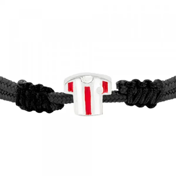 Pulsera Camiseta Rojiblanca Charm Plata*Eguzkilore Clearance