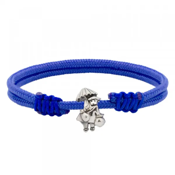 Pulsera Celedón Charm de Plata*Eguzkilore Sale