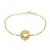 Pulsera Chapa Etrusca Mountain Plata Dorada*Eguzkilore Discount