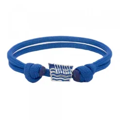 Pulsera Charm Trainera Azul de Plata*Eguzkilore Hot