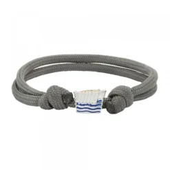 Pulsera Charm Trainera Blanca de Plata*Eguzkilore