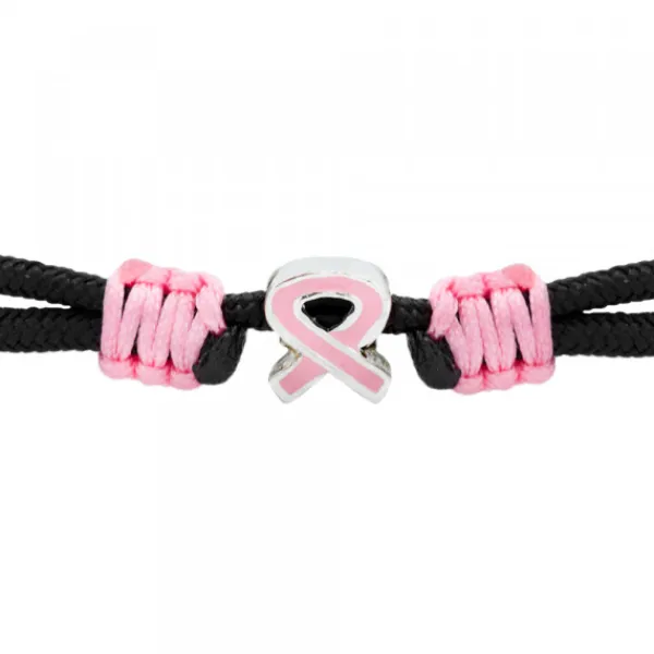 Pulsera Contra el Cáncer de Máma Lazo Rosa*Eguzkilore Clearance