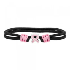 Pulsera Contra el Cáncer de Máma Lazo Rosa*Eguzkilore Clearance