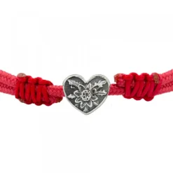 Pulsera Corazón Charm de Plata*Eguzkilore Online