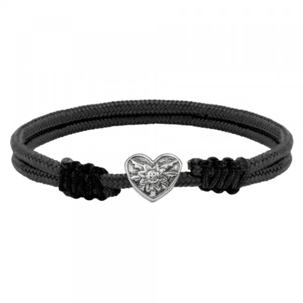 Pulsera Corazón Charm de Plata*Eguzkilore Online