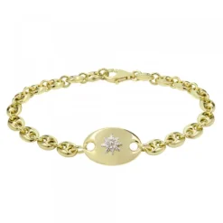 Pulsera Donna de Plata Dorada*Eguzkilore Discount