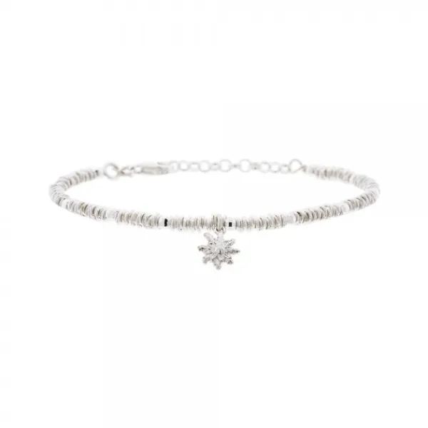 Pulsera Cadena Mallina Facetada Plata*Eguzkilore Outlet