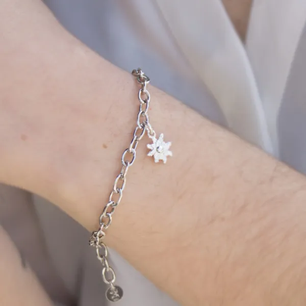Pulsera Cadena Rolo de Plata*Eguzkilore Clearance