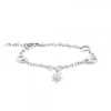 Pulsera Cadena Rolo y Calabrote de Plata*Eguzkilore Sale