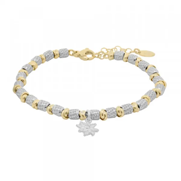 Pulsera Martelé Plata Bicolor*Eguzkilore Discount