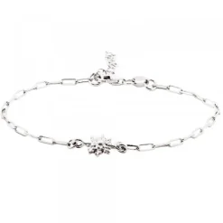 Pulsera Plata Rosa con Bolitas de Plata*Eguzkilore Best