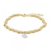 Pulsera Troquelada Plata Dorada*Eguzkilore New