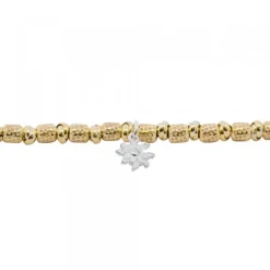 Pulsera Troquelada Plata Dorada*Eguzkilore New