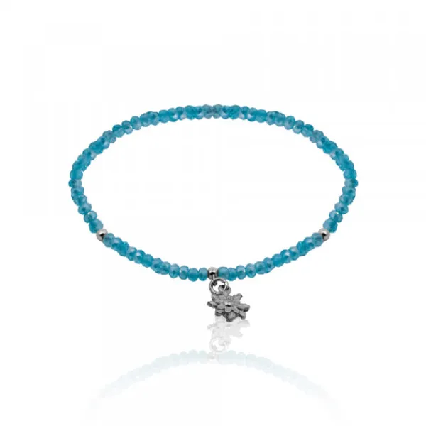 Pulsera Elástica Turquesa con*Eguzkilore New