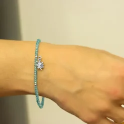 Pulsera Elástica Turquesa con*Eguzkilore New