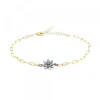Pulsera Eslabones Plata Dorada y Plata*Eguzkilore