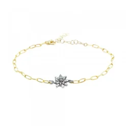 Pulsera Eslabones Plata Dorada y Plata*Eguzkilore