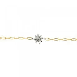 Pulsera Eslabones Plata Dorada y Plata*Eguzkilore