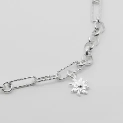 Pulsera Eslabones y Aros Plata*Eguzkilore Outlet