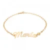 Pulsera Izena María de Oro 18kt.*Eguzkilore Best