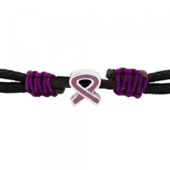 Pulsera Lazo Morado Concienciación Violencia de Género*Eguzkilore Outlet