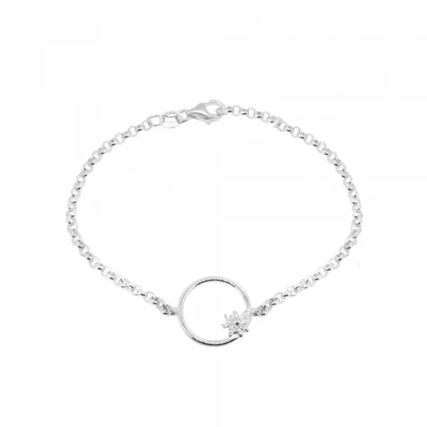 Pulsera Luna Llena Plata*Eguzkilore Best