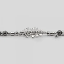 Pulsera Mari Bolitas Plata y Circonitas Blancas*Eguzkilore Online