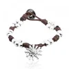Pulsera Mari Mate con Motivo y Cuerda Marrón*Eguzkilore Hot