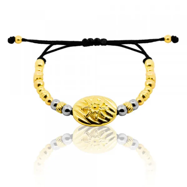 Pulsera Mask de Plata Dorada*Eguzkilore Sale