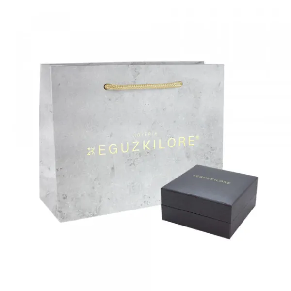 Pulsera Mik Granate Oro Blanco y Diamante*Eguzkilore Clearance