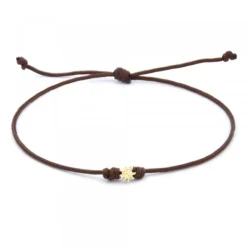 Pulsera Mik Marrón Oro*Eguzkilore