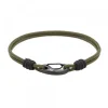 Pulsera Mosquetón y Nylon Verde*Eguzkilore Hot