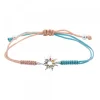 Pulsera Mountain Azul y Topo Plata*Eguzkilore Outlet