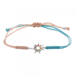 Pulsera Mountain Azul y Topo Plata*Eguzkilore Outlet