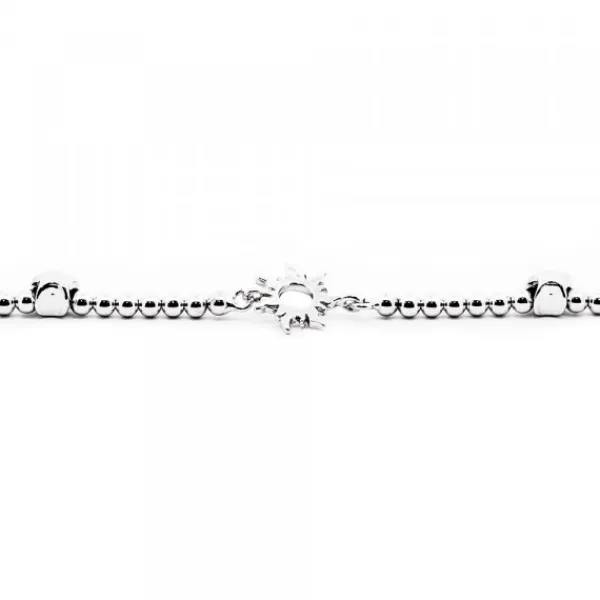 Pulsera Mountain de Plata con Estrellas y Bolitas*Eguzkilore Online