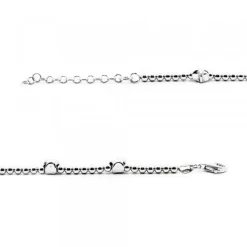 Pulsera Mountain de Plata con Estrellas y Bolitas*Eguzkilore Online