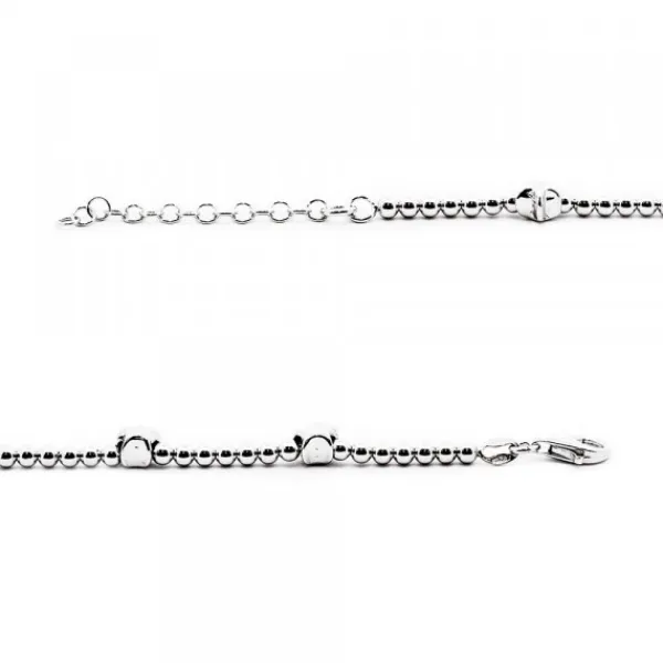 Pulsera Mountain de Plata con Estrellas y Bolitas*Eguzkilore Online