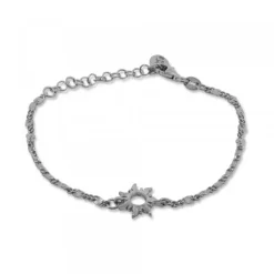 Pulsera Mountain de Plata con Eslabón Alargado*Eguzkilore Clearance