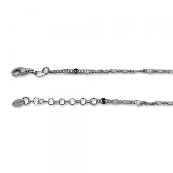 Pulsera Mountain de Plata con Eslabón Alargado*Eguzkilore Clearance