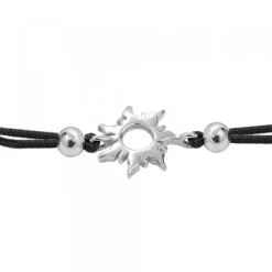 Pulsera Mountain Plata de Macramé*Eguzkilore New