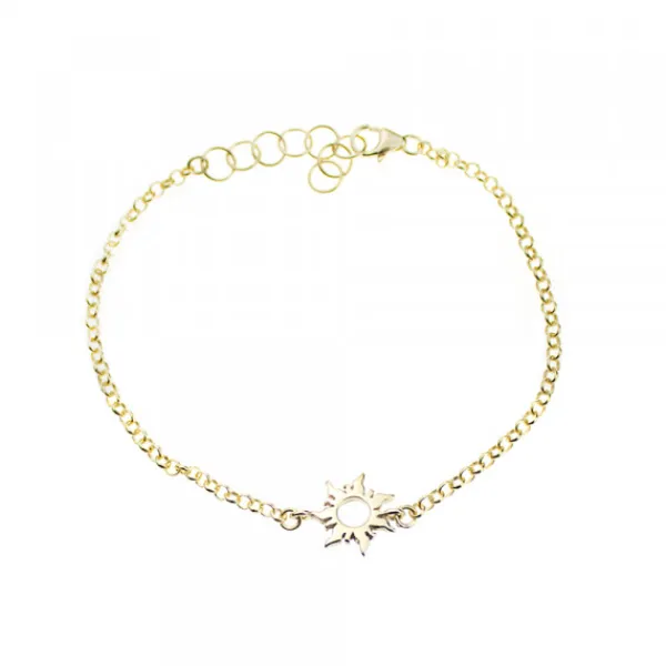 Pulsera Mountain Plata Dorada*Eguzkilore Clearance